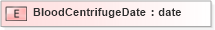 XSD Diagram of BloodCentrifugeDate in schema xmlife2_20_01_xsd (Acord - Life, Annuity & Health Standards Program)