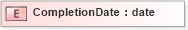 XSD Diagram of CompletionDate in schema xmlife2_20_01_xsd (Acord - Life, Annuity & Health Standards Program)