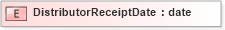 XSD Diagram of DistributorReceiptDate in schema xmlife2_20_01_xsd (Acord - Life, Annuity & Health Standards Program)