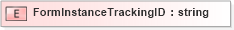 XSD Diagram of FormInstanceTrackingID in schema xmlife2_20_01_xsd (Acord - Life, Annuity & Health Standards Program)