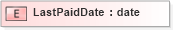 XSD Diagram of LastPaidDate in schema xmlife2_20_01_xsd (Acord - Life, Annuity & Health Standards Program)