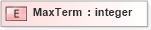 XSD Diagram of MaxTerm in schema xmlife2_20_01_xsd (Acord - Life, Annuity & Health Standards Program)