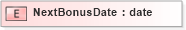 XSD Diagram of NextBonusDate in schema xmlife2_20_01_xsd (Acord - Life, Annuity & Health Standards Program)