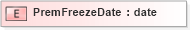 XSD Diagram of PremFreezeDate in schema xmlife2_20_01_xsd (Acord - Life, Annuity & Health Standards Program)
