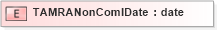 XSD Diagram of TAMRANonComlDate in schema xmlife2_20_01_xsd (Acord - Life, Annuity & Health Standards Program)