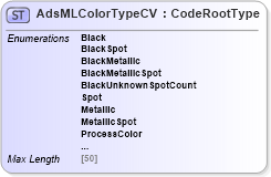 XSD Diagram of AdsMLColorTypeCV in schema adsmlcontrolledvocabularies-3_0-as_xsd (AdsML)