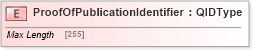 XSD Diagram of ProofOfPublicationIdentifier in schema adsmlproofofpublication-1_0-publictypelibrary-as_xsd (AdsML)