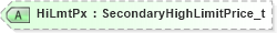 XSD Diagram of HiLmtPx in schema fixml-components-base-5-0-sp2_xsd (Financial Information eXchange (FIX))