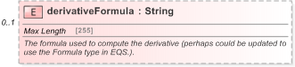 XSD Diagram of derivativeFormula in schema fpml-riskdef-5-9_xsd (Financial products Markup Language (FpML®) - Record Keeping)