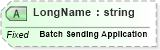 XSD Diagram of LongName in schema fields_xsd (Health Level Seven (HL7))