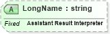 XSD Diagram of LongName in schema fields_xsd (Health Level Seven (HL7))