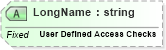 XSD Diagram of LongName in schema fields_xsd (Health Level Seven (HL7))