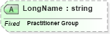 XSD Diagram of LongName in schema fields_xsd (Health Level Seven (HL7))