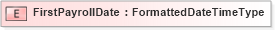XSD Diagram of FirstPayrollDate in schema fields_xsd (HR-XML - Human Resources XML)