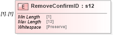 XSD Diagram of RemoveConfirmID in schema mailxml_120308_xsd (Mail.XML - Mailing supply chain)