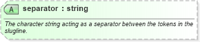 XSD Diagram of separator in schema newsml-g2_2_23-spec-all-core_xsd (News Markup Language (NewsML) - Core)