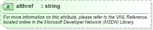 XSD Diagram of althref in schema office_xsd (Microsoft Office 2003 Reference Schemas)