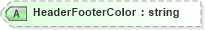 XSD Diagram of HeaderFooterColor in schema visio_xsd (Microsoft Office 2003 Reference Schemas)