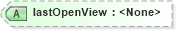 XSD Diagram of lastOpenView in schema sd_xsd (Microsoft Office 2003 Reference Schemas)