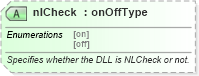 XSD Diagram of nlCheck in schema wordnet_xsd (Microsoft Office 2003 Reference Schemas)