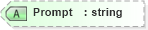 XSD Diagram of Prompt in schema visio_xsd (Microsoft Office 2003 Reference Schemas)