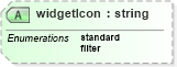 XSD Diagram of widgetIcon in schema sd_xsd (Microsoft Office 2003 Reference Schemas)