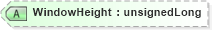 XSD Diagram of WindowHeight in schema visio_xsd (Microsoft Office 2003 Reference Schemas)