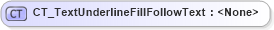 XSD Diagram of CT_TextUnderlineFillFollowText in schema dml-textcharacter_xsd (Office Open XML (OOXML / OpenXML / Ecma 376))