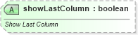 XSD Diagram of showLastColumn in schema sml-pivottable_xsd (Office Open XML (OOXML / OpenXML / Ecma 376))