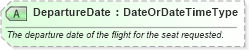 XSD Diagram of DepartureDate in schema ota_aircommontypes_xsd (Open Travel (OTA))
