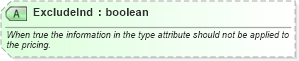 XSD Diagram of ExcludeInd in schema ota_aircommontypes_xsd (Open Travel (OTA))