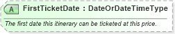 XSD Diagram of FirstTicketDate in schema ota_airpricers_xsd (Open Travel (OTA))