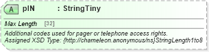 XSD Diagram of pIN in schema common_4_0_0_xsd (Open Travel (OTA))