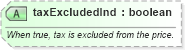 XSD Diagram of taxExcludedInd in schema common_4_0_0_xsd (Open Travel (OTA))