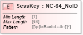 XSD Diagram of SessKey in schema acord-pcs-v1_16_0-ns-nodoc-codes_xsd (Acord - Property & Casualty/Surety Standards Program)
