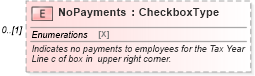 XSD Diagram of NoPayments in schema irs940_xsd (IRS Electronic Tax Administration)