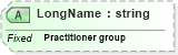 XSD Diagram of LongName in schema fields_xsd (Health Level Seven (HL7))