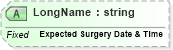 XSD Diagram of LongName in schema fields_xsd (Health Level Seven (HL7))