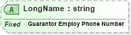 XSD Diagram of LongName in schema fields_xsd (Health Level Seven (HL7))