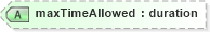 XSD Diagram of maxTimeAllowed in schema assessmenttypes_xsd (HR-XML - Human Resources XML)
