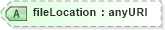 XSD Diagram of fileLocation in schema landxml-1_1_xsd (National Information Exchange Model (NEIM))