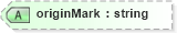 XSD Diagram of originMark in schema landxml-1_1_xsd (National Information Exchange Model (NEIM))
