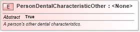 XSD Diagram of PersonDentalCharacteristicOther in schema jxdm_xsd (National Information Exchange Model (NEIM))