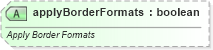 XSD Diagram of applyBorderFormats in schema sml-styles_xsd (Office Open XML (OOXML / OpenXML / Ecma 376))