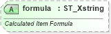 XSD Diagram of formula in schema sml-pivottable_xsd (Office Open XML (OOXML / OpenXML / Ecma 376))