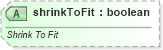 XSD Diagram of shrinkToFit in schema sml-styles_xsd (Office Open XML (OOXML / OpenXML / Ecma 376))