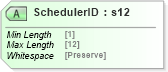 XSD Diagram of SchedulerID in schema mailxml_120308_xsd (Mail.XML - Mailing supply chain)