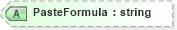 XSD Diagram of PasteFormula in schema c_xsd (Microsoft Office 2003 Reference Schemas)