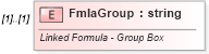 XSD Diagram of FmlaGroup in schema vml-spreadsheetdrawing_xsd (Office Open XML (OOXML / OpenXML / Ecma 376))