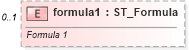 XSD Diagram of formula1 in schema sml-sheet_xsd (Office Open XML (OOXML / OpenXML / Ecma 376))